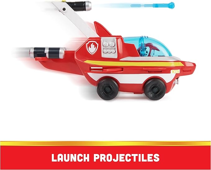 Paw Patrol Aqua Pups Marshall Transforming Dolphin Vehicle with Collectible Action Figure, Kids Toys for Ages 3 and up