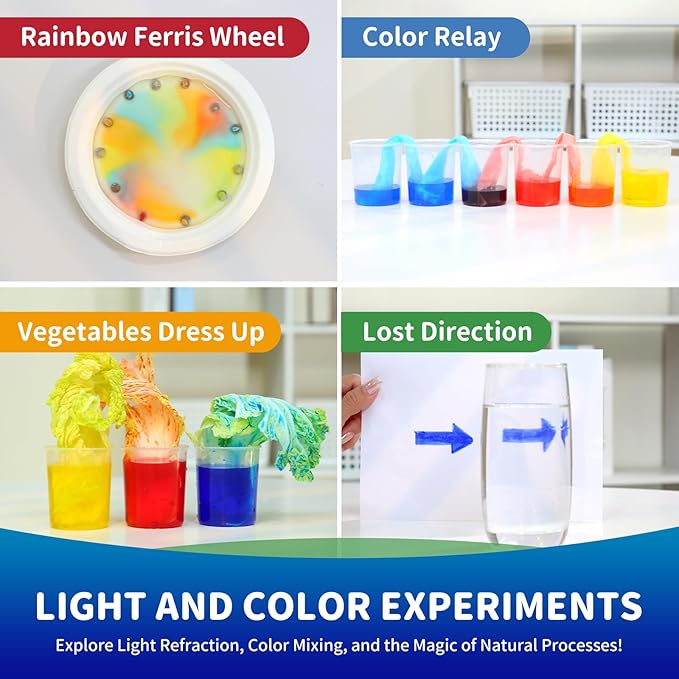 BATURU 270+ Science Experiments Kit for Kids Age 5-12, STEM Science Kit with Volcano, Crystal Growing & Gem Dig, Easter Basket Stuffers & Birthday Gifts, Homeschool Learning Toy