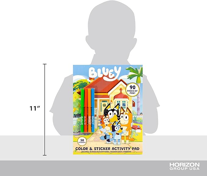Bluey Coloring & Activity Book Coloring Book Activity for Kids Ages 3 & Up – Includes Stickers for Kids