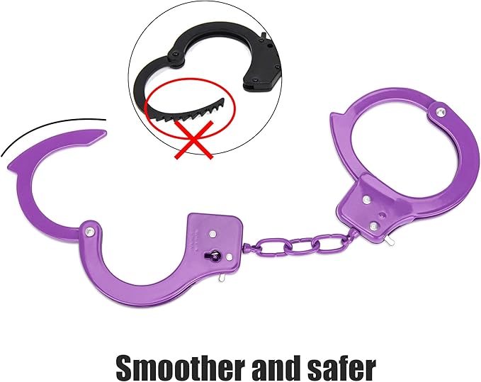 Metal Play Handcuffs, Hand Cuffs Police, Toy Handcuffs for Kids