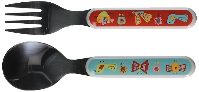 Silverware Set, Birds & Butterflies