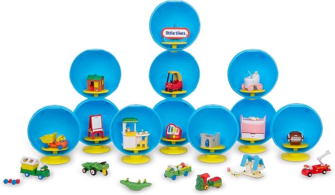MGA's Miniverse Little Tikes® Minis Series 3- Two Little Tikes Minis in Each Pack, Blind Packaging Doubles as Display, Retro, Nostalgic, Replica, Collectors Ages 6+