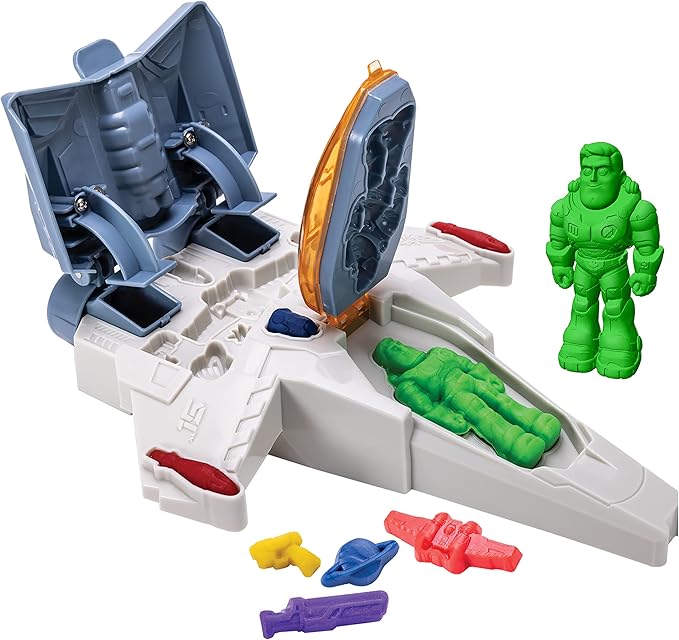 Disney Pixar Lightyear XL15 Dough Spaceship Softee Dough Modeling Dough Playset for Kids Ages 4 and Up
