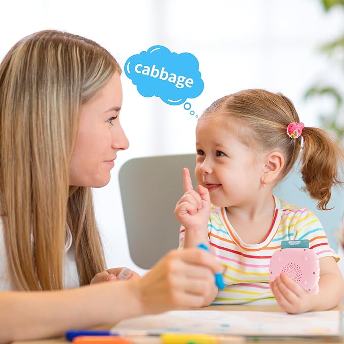 Toddler Talking Flash Cards for Kids with 224 Sight Words, Speech Therapy, Autism Sensory Toys, Learning Educational Gifts for Age 1 2 3 4 5 Years Old Boys and Girls Birthday Party