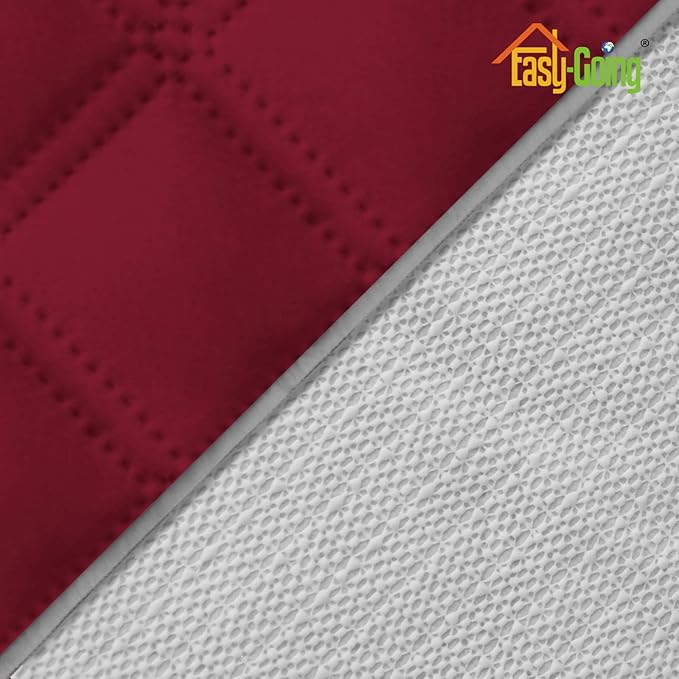 Easy-Going Sofa Slipcover Oversized Sofa Cover Waterproof Couch Cover Furniture Protector Cover Pets Covers Washable Non-Slip Fabric Pets Kids Children Dog Cat (Oversized Sofa, Christmas Red)