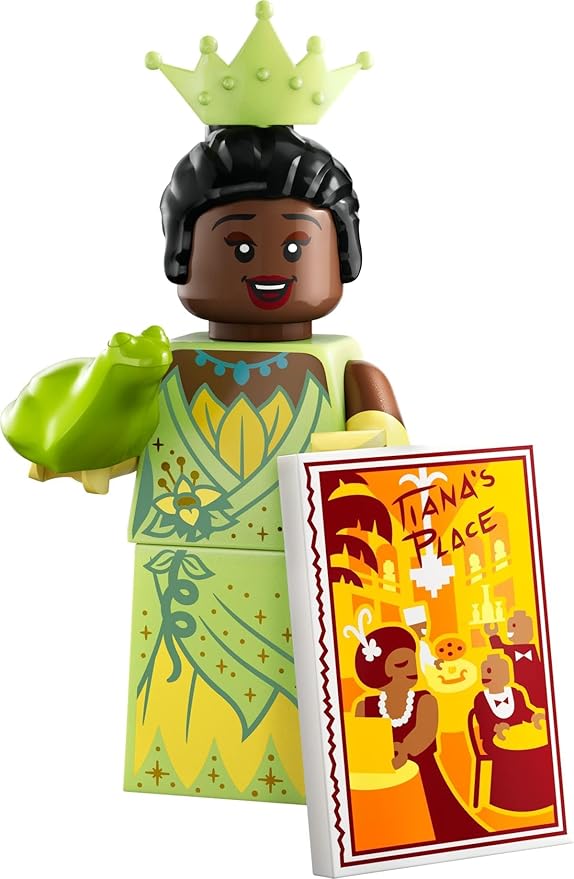 LEGO 71038 Disney Edition Minifigures 100, 1 of 18 Characters to Collect, Mickey Apprentice Sorcerer, Stitch, Mulan and More (Random Picked Unit)
