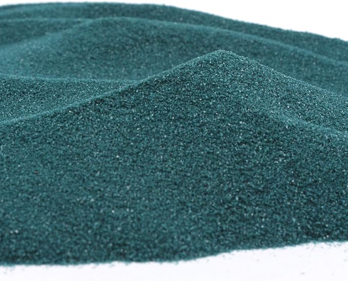 Shiny Stone Colorful Sand,Rainbow Sand,Art Sand,Colored Sand,Craft Sand,Decorative Wedding Vibrant Sand, 250g/0.55lbs/8.81oz for Kids Creativity Wedding Succulent Terrarium Vase (Peacock Green)