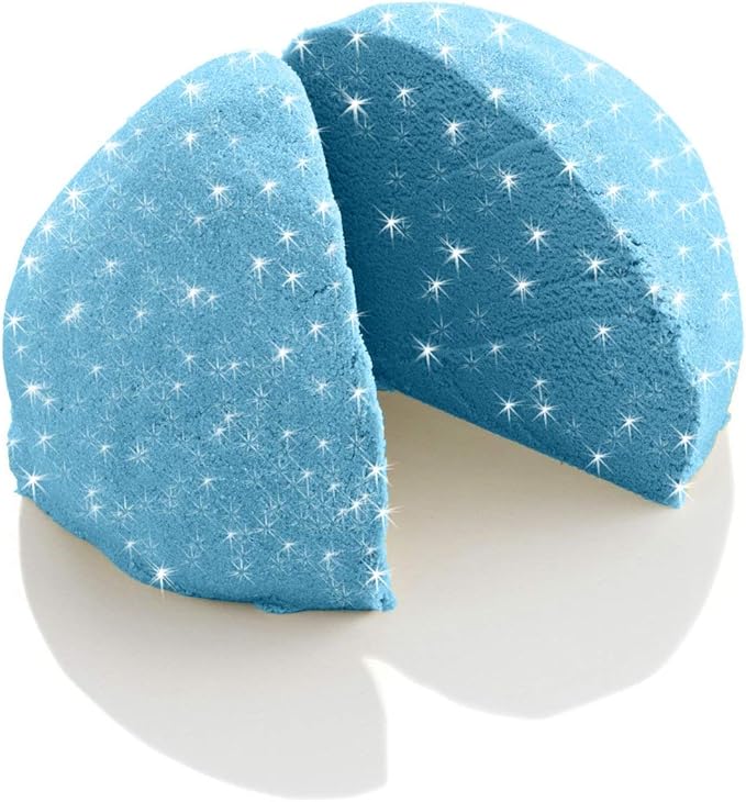 Sparkling Blue Sapphire 2 Pound Refill Pack - Moldable Indoor Play Sand in Resealable Bag