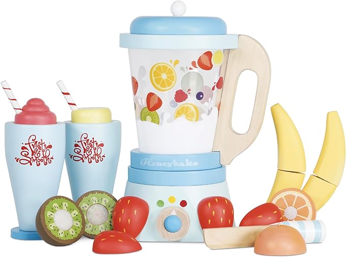 Blender & Wooden Fruit Set Premium Wooden Toys for Kids Ages 3 Years & Up - Le Toy Van