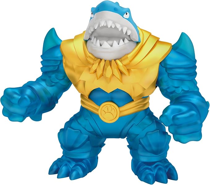 Heroes of Goo Jit Zu Deep Goo Sea Thrash Hero Pack. Super Squishy, Goo Filled Toy. with Chomp Attack Feature. Stretch Him 3 Times His Size!