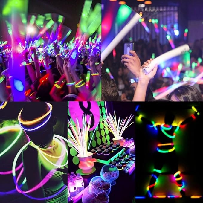 Glow Sticks Bulk Wholesale, 1000 4” Red Glow Stick Light Sticks. Bright Color, Kids Love Them! Glow 8-12 Hrs, 2-Year Shelf Life, Sturdy Packaging, GlowWithUs Brand…