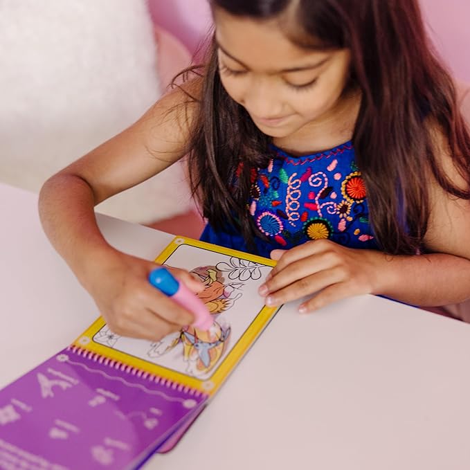 Melissa & Doug On the Go Water Wow! Reusable Water-Reveal Activity Pad - Fairy Tale - FSC Certified