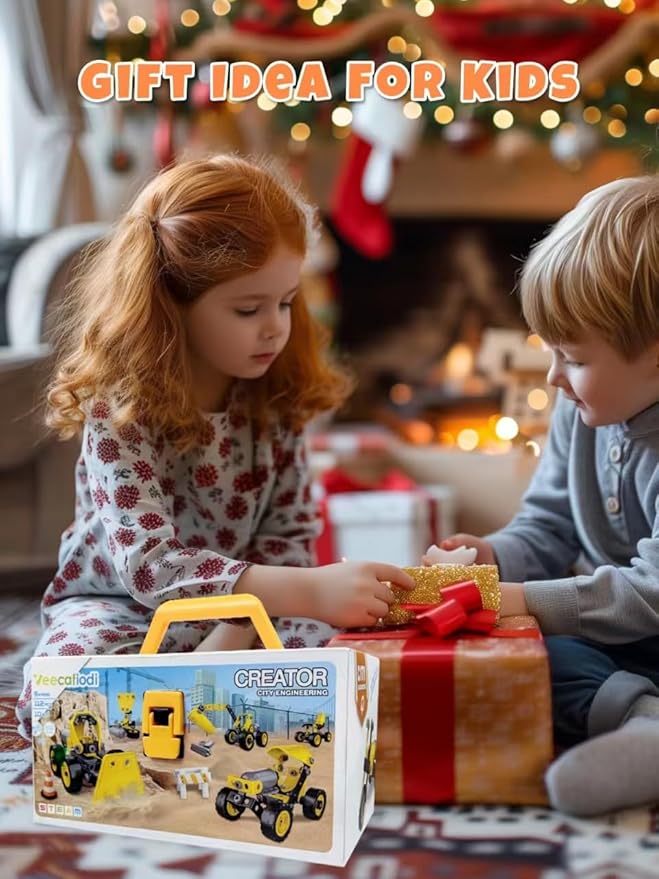 STEM Toys for 5 6 7 8+ Year Old Boy,10 in 1 Electric Building Toys for Kids Ages 4-8 5-7 6-8, Educational Construction Science Kit for Boys 4-6 8-10, Creative Activities Birthday Valentine Idea Gift