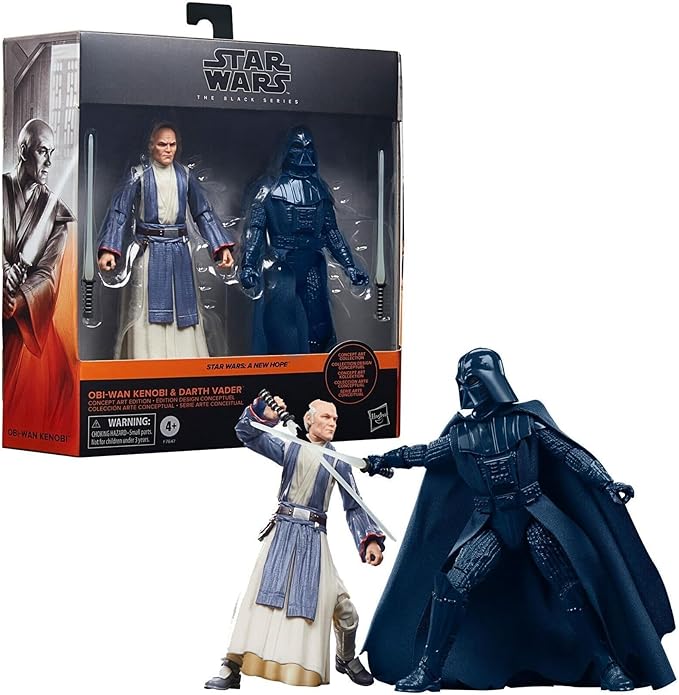Star Wars 6 Inch Action Figure 2-Pack | OBI-Wan Kenobi & Darth Vader