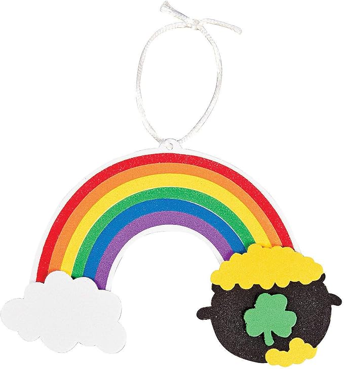 St Pats Rainbow Ornaments Ck - Crafts for Kids and Fun Home Activities
