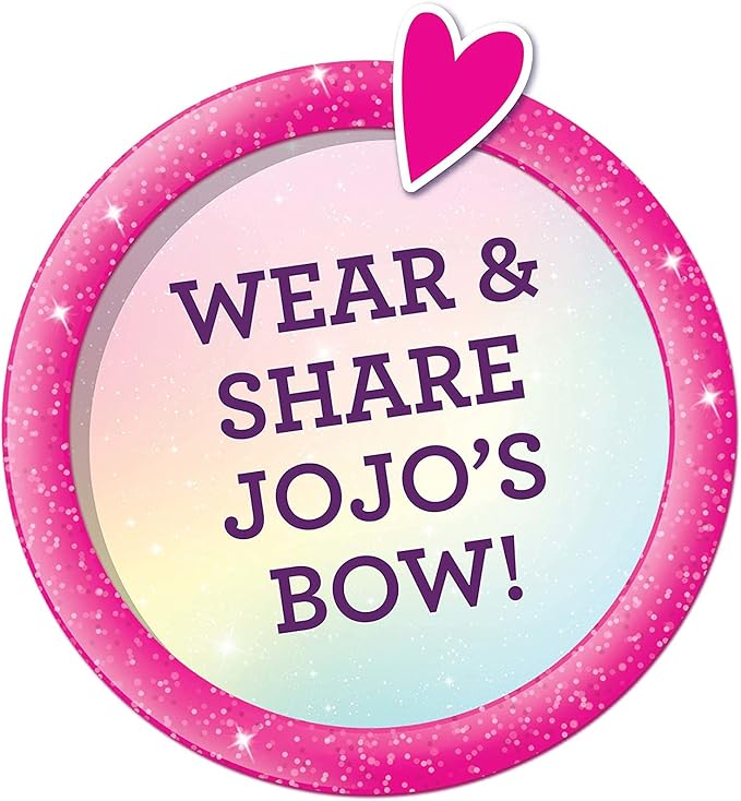 JoJo Siwa 10 Inch Singing Doll, Sings Hit Song Titled "Non-Stop", Pink Jacket with Rainbow Fringe, Kids Toys for Ages 6Up by Just Play