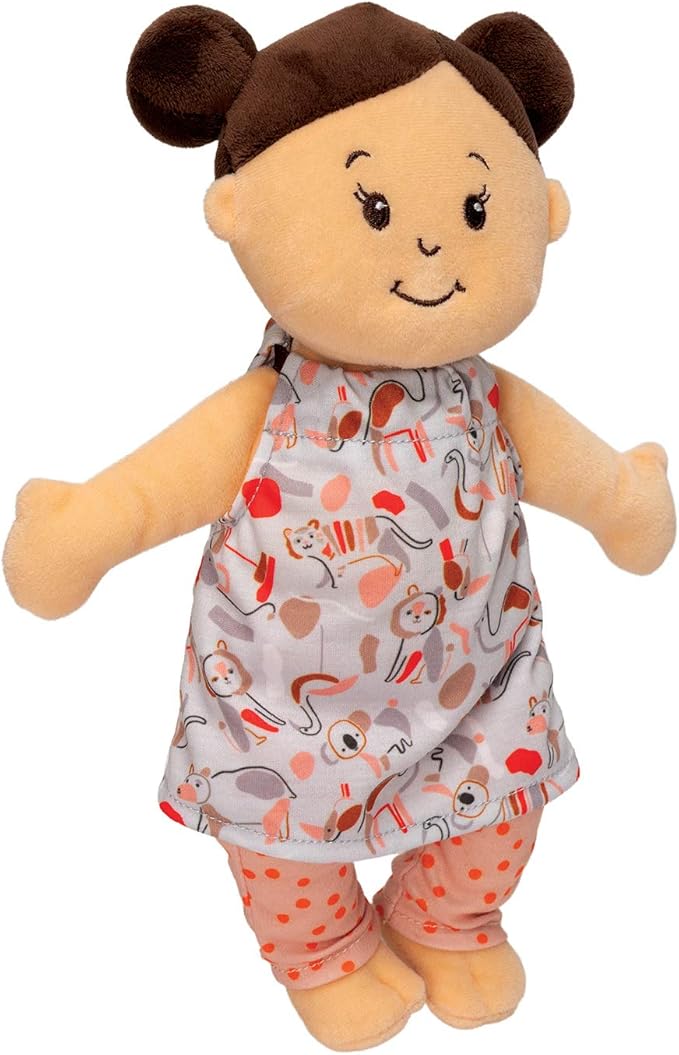 Manhattan Toy Wee Baby Stella Peach 12" Soft Baby Twin Dolls