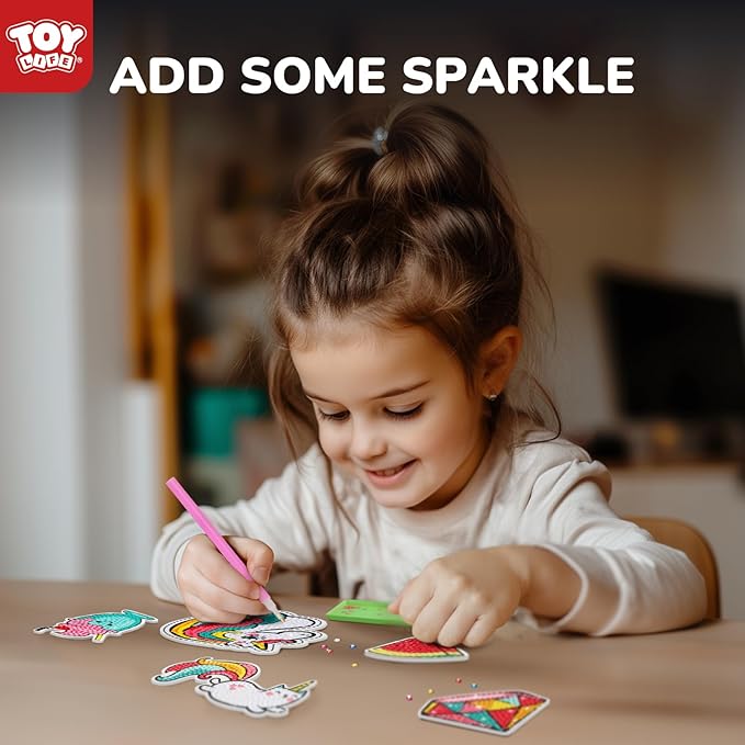 TOY Life Diamond Kits Magnets Diamond Gems Kits for Kids Valentine Day Gifts Diamond Art for Kids Arts and Crafts for Girls Ages 8-12