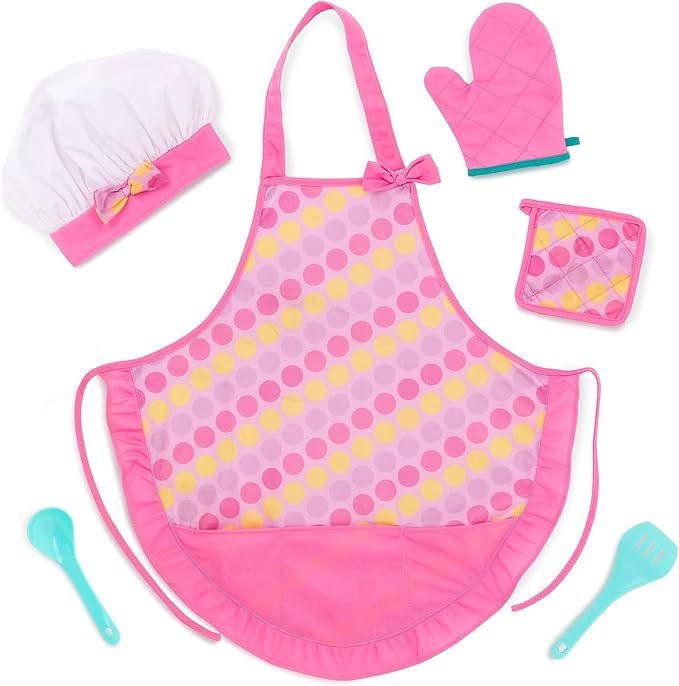 Battat- Play Circle- Play Kitchen For Toddlers – Baking Set – Chef'S Hat & Apron- Pretend Play – 3 years +
