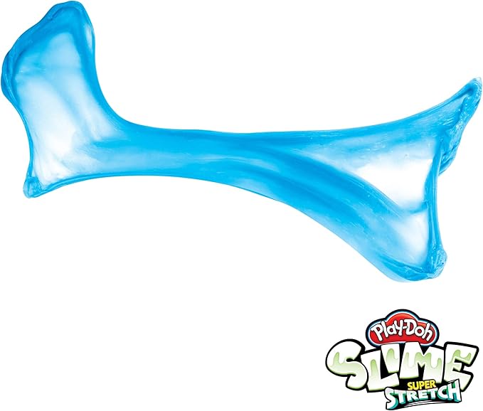 Play-Doh Slime Super Stretch 2-Pack for Kids 3 Years and Up - Purple and Blue