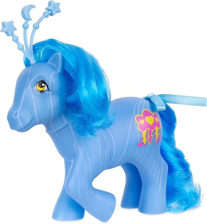 My Little Pony Classics - Celestial Ponies - Nova - Retro 4" Collectible Play Figure, Great for Kids, Toddlers, Adults, Girls and Boys Ages 3+