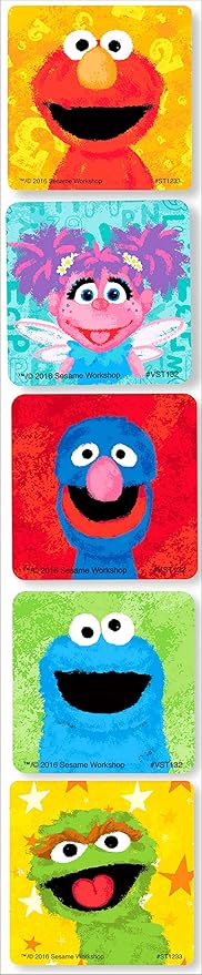 Disney Studios Sesame Street Elmo Coloring Book with Sesame Street Stickers Bundle