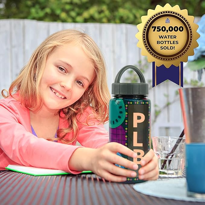 PURPLE LADYBUG Decorate Your Own Water Bottle Kits for Girls Using Shrink Wrap - Fun 6 7 8 Year Old Girl Gifts Idea, Birthday Gift for 11+ Year Old Girl, Arts and Crafts for Kids Ages 8-12