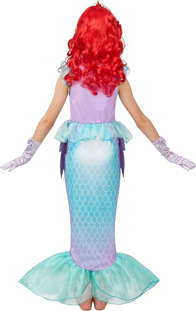 Spooktacular Creations Halloween Mermaid Costume for Girls, Little Mermaid Dress, Princess Dress Up for Girls 4-6 for DressUp