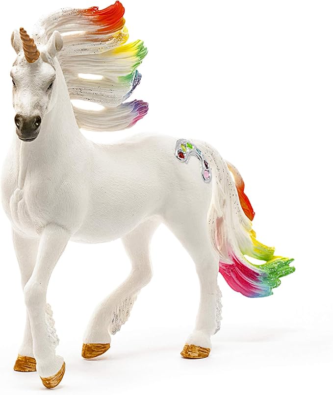Schleich bayala Unicorn Toys for Girls and Boys Rainbow Unicorn Stallion, Ages 5+