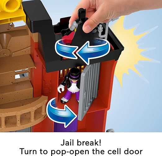 Fisher-Price Imaginext DC Super Friends Batman Toy, Crime Alley Playset with Figures & Accessories for Preschool Kids Ages 3+ Years