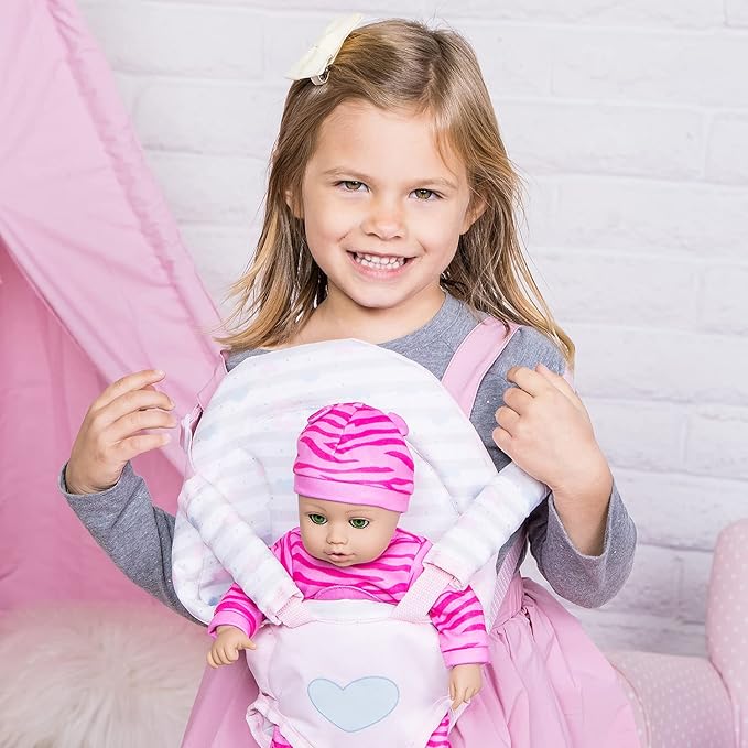 ADORA Play Time Babies Collection, 13" Baby Doll with Doll Clothes and Accesories, Made with Sweet Baby Powder Scent, and GentleTouch Vinyl Body, Birthday Gift for Ages 1+ - Baby Tiger