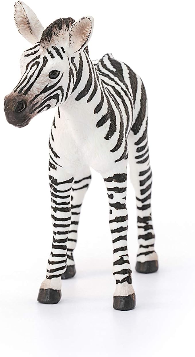 Schleich Wild Life, Animal Figurine, Animal Toys for Boys and Girls 3-8 Years Old, Zebra Foal, Ages 3+