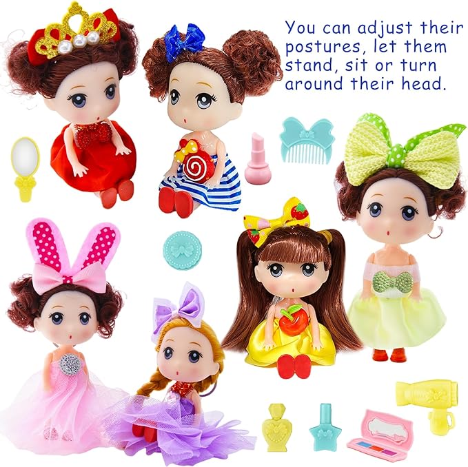 Girls Easter Eggs with Toys inside Easter Basket Stuffers for Girls 6 Dolls 6 Bracelets 6 Rings Easter Egg toys Gifts for Girls Toddler Kids Easter Eggs Filled with Toys 38 PCS