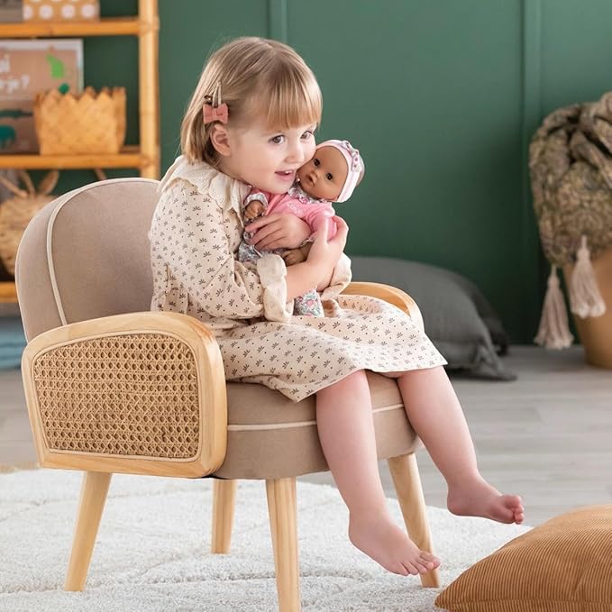 Corolle Bébé Calin Maria Baby Doll - 12" Soft-Body with Sleeping Eyes That Open and Close, Vanilla-Scented - Mon Premier Poupon Collection for Kids Ages 18 Months and up