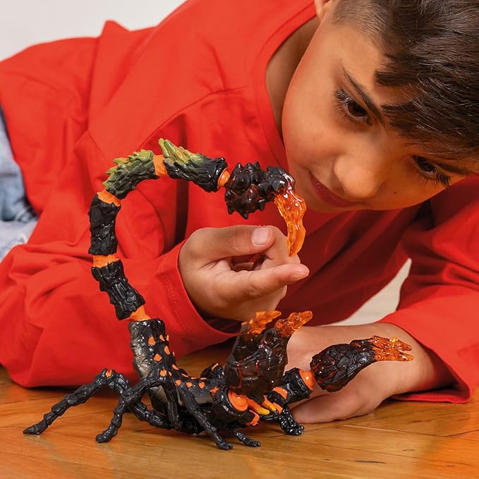 Schleich ELDRADOR CREATURES — Lava Scorpion, Fantasy Toy with Moveable and Rotating Parts From ELDRADOR CREATURES Lava World, Action Figure for Boys and Girls Ages 7+