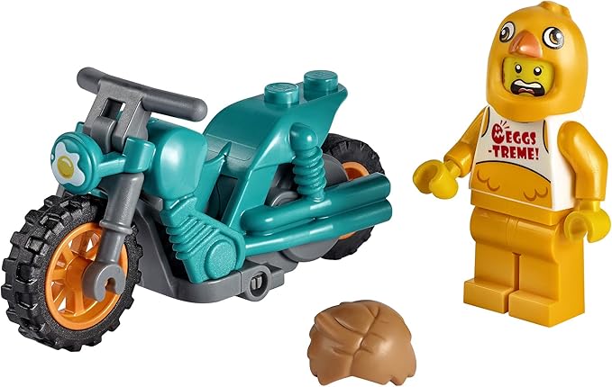 LEGO City Chicken Stunt Bike 60310 Building Kit; Fun Cool Toy for Kids (10 Pieces)