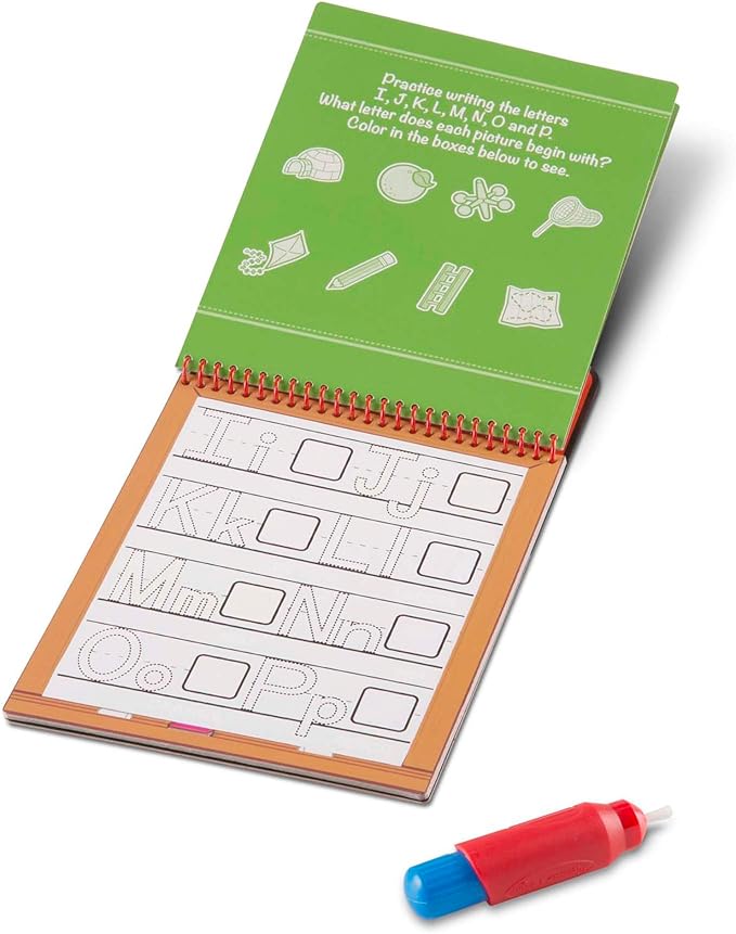 Melissa & Doug On the Go Water Wow! Reusable Water-Reveal Activity Pad - Alphabet - FSC Certified