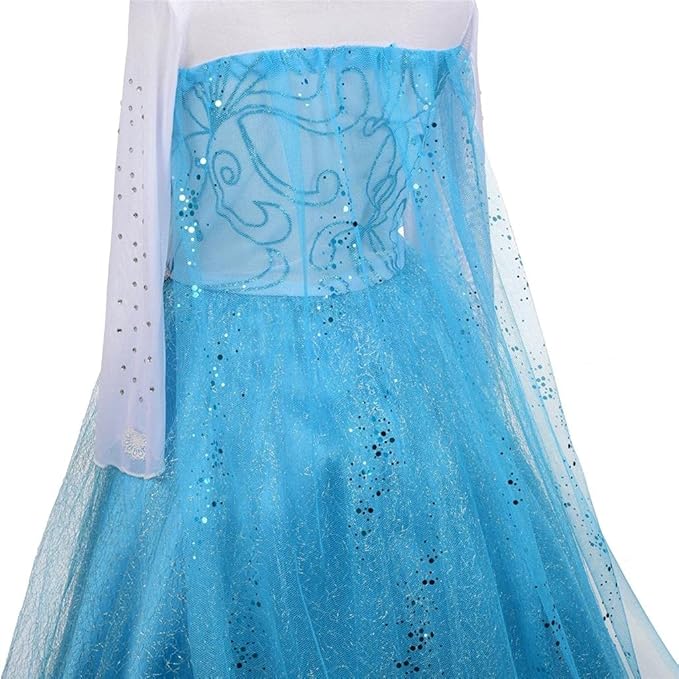 Dressy Daisy Toddler Little Girls' Ice Princess Dress Costume Birthday Halloween Christmas Fancy Party Dresses