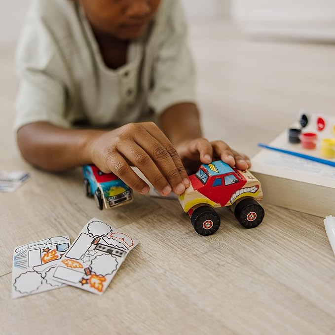 Melissa & Doug Created by Me! Race Car Wooden Craft Kit