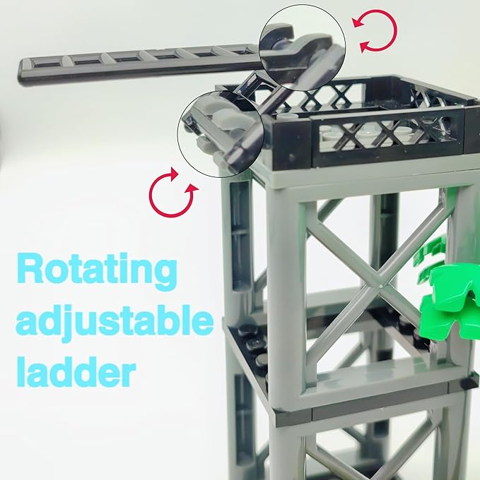 ZHX Modern Military Building Block Toys Camouflage Tent Command Center Army Weapon Shield Accessories with Sentry Guard Tower Set Compatible with Classic Bricks for Kids Age 8 10 12 14 Years