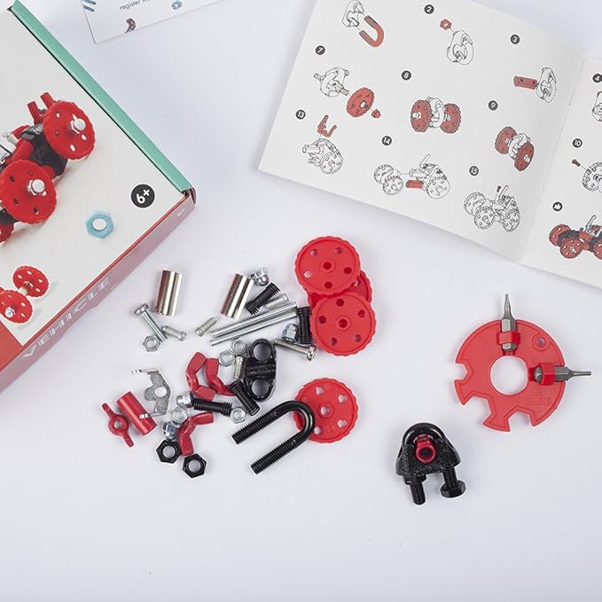 Vehicle Stem Building Toys, Educational Build Your Own Robot Toy for Kids Age 6 7 8 9+ Year Old Boys and Girls, Stem Toys Engineering Kit, Construction Toys Steam Gift - FormulaBit
