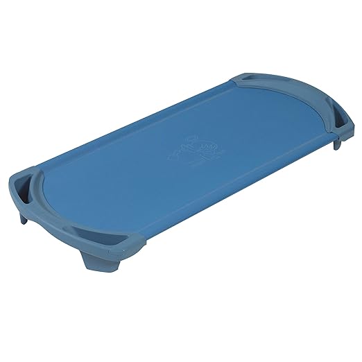 Children’s Factory AFB5730OB Space Line Single Cot, Standard, 55" Height, 22" Length, 5" Width, Blue