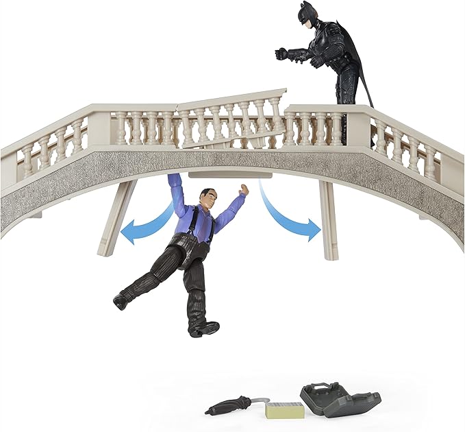 DC Comics, Batman Batcave with Exclusive Batman and Penguin Action Figures and Batcycle, The Batman Movie Collectible Kids Toys for Boys Ages 3 and up