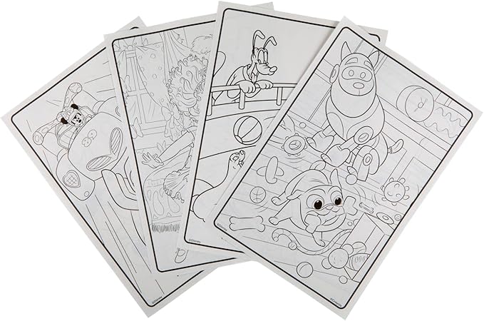 Crayola Disney Coloring Book, Disney Jr. Gift, 288 Pages, Ages 3, 4, 5, 6