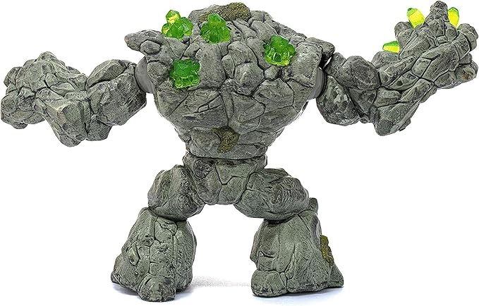 Schleich ELDRADOR CREATURES — Stone Monster, Durable and Detailed Monster Toy with Movable Arms and Rotating Torso, Fantasy Toys for Boys and Girls Ages 7+, 9.3 x 17.7 x 12 cm