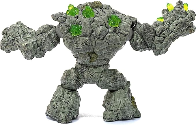 Schleich ELDRADOR CREATURES — Stone Monster, Durable and Detailed Monster Toy with Movable Arms and Rotating Torso, Fantasy Toys for Boys and Girls Ages 7+, 9.3 x 17.7 x 12 cm