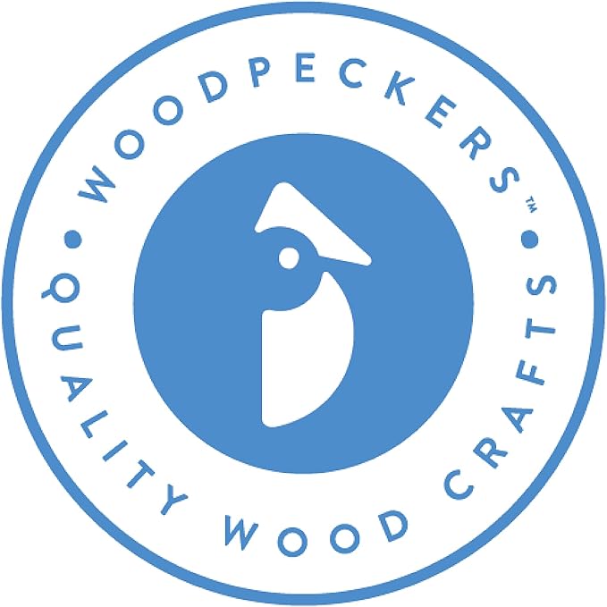 Wooden Peg Dolls 3-½", 5 Mom & 5 Dad Set, Unfinished Birch Wooden Figures for People Crafts & Wedding Cake Toppers, by Woodpeckers