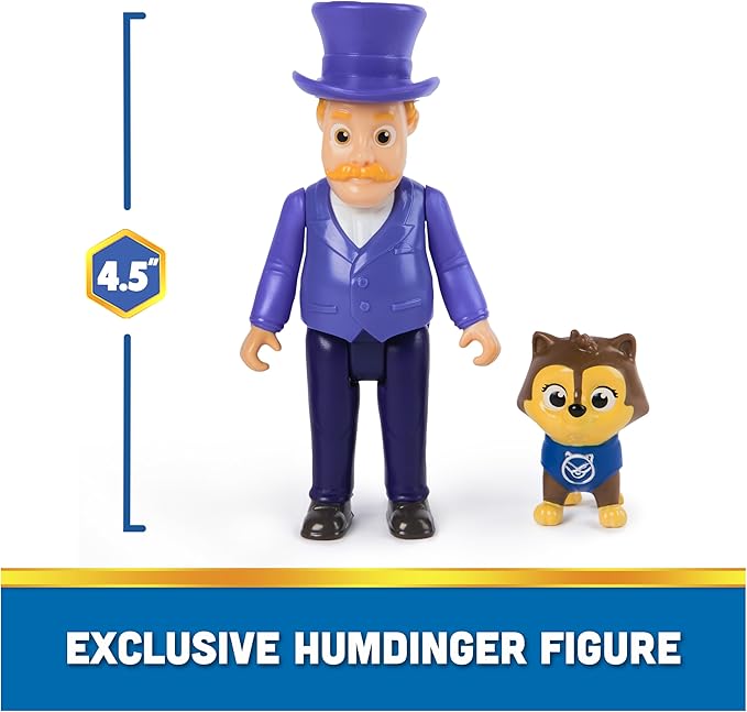 Paw Patrol Chase & Humdinger Figures Set, Kids Toys for Boys and Girls Ages 3 and Up