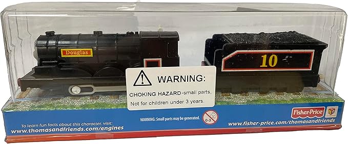 wltk Motorized Douglas Train Engine Toy Set, Battery-Powered Train’s Friend Toy Set ，Toddlers Train Toys for Age 3 4 5 6 7 8 Kids Boys Girls