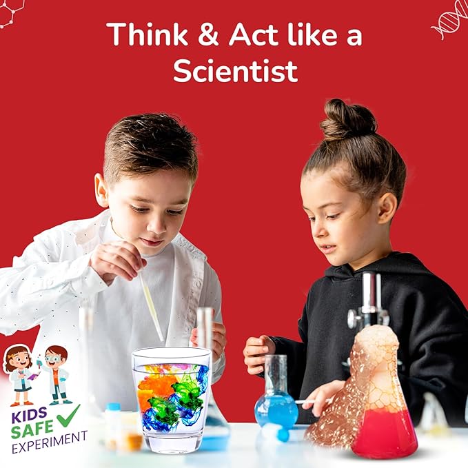 Smartivity Science Kit for Ages 8, 9, 10, 11, 12, 13, 14 Years | 50+ Unique Experiments I Volcano, Magic Snow, Lava Lamp & More | Birthday Gift for Boys & Girls I STEM Educational Toy for 8-14
